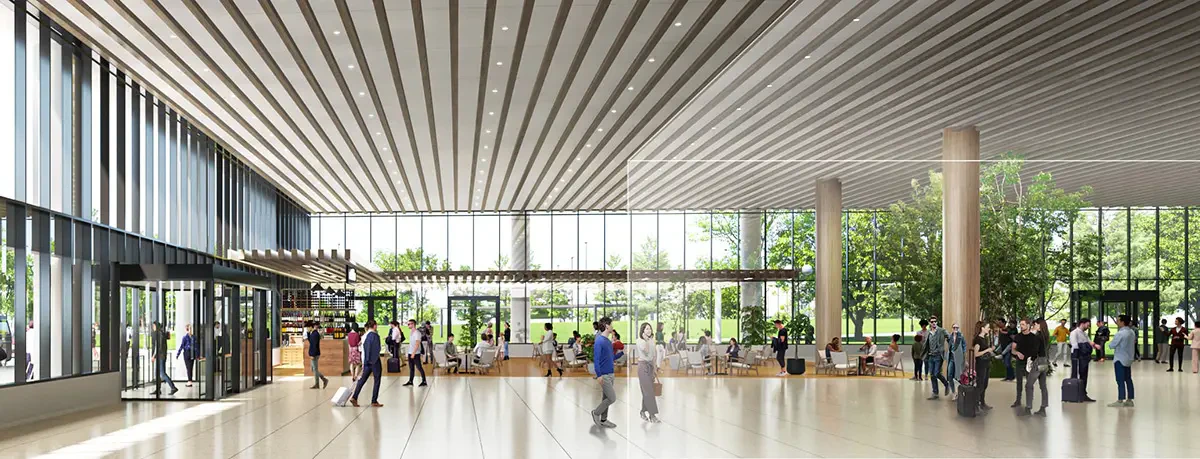 新ターミナルの整備
出発・到着ロビーイメージ